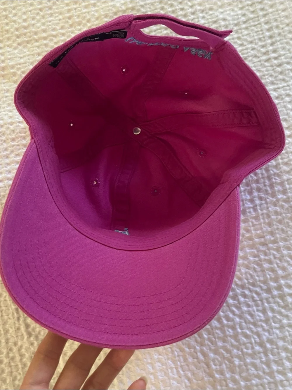 Cute pink US polo assn. embroidered logo hat cap